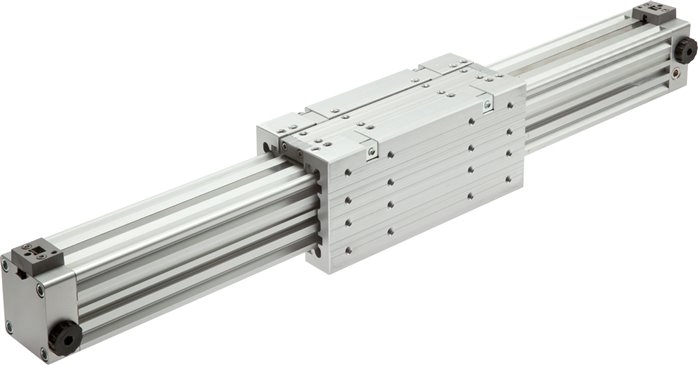 Exemplary representation: Piston rod-less standard cylinder