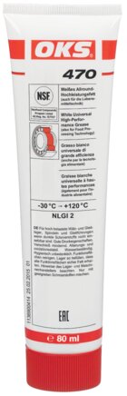 Exemplary representation: OKS white high-performance grease (tube)